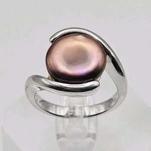 Designer Signed Pearl Ring